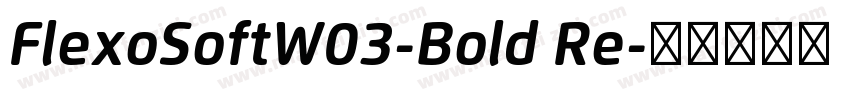 FlexoSoftW03-Bold Re字体转换